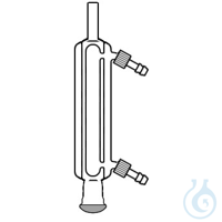 Refrigerante di Davies 300mm g.s. inferiore maschio GS35/20 con portagomma GL Refrigerante di...